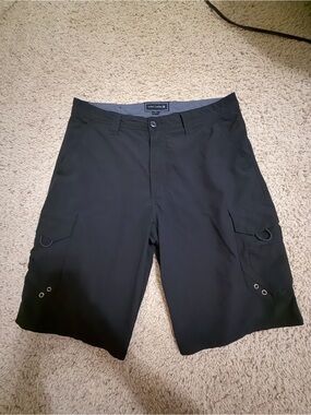 Ocean Current Black Men's Cargo Shorts